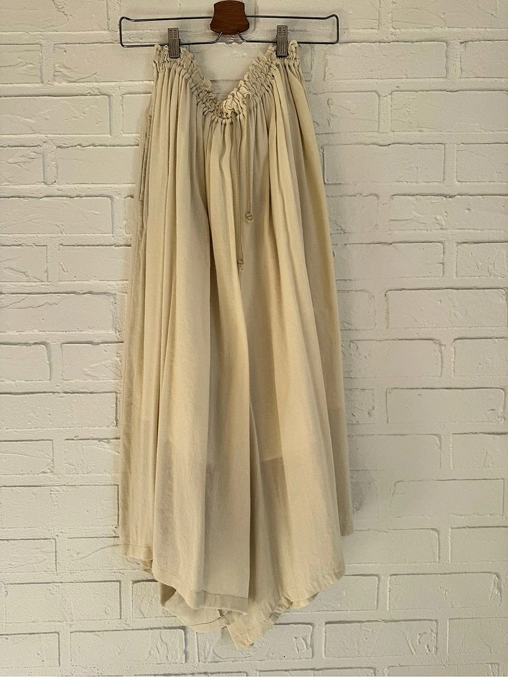 Yohji Yamamoto Drop Crotch Pants Ivory